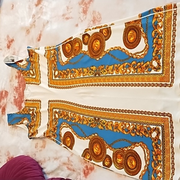 Vintage Evo Vorro Chain Print Dress - Picture 8 of 10